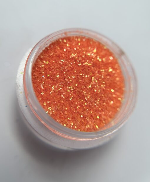 Glitter orange
