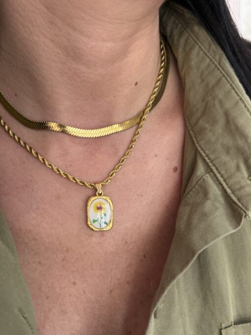 Collana Girasole gold
